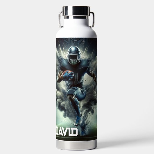 Bouteille D'eau Coupe de football en quart (Avant)