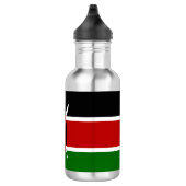 Bouteille D'eau Coupe de papier drapeau kényan (Droite)