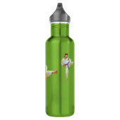 Bouteille D'eau Coups de pied de karaté, personnalisables, (Droite)