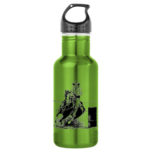 Bouteille D'eau Coureur de baril (Devant)