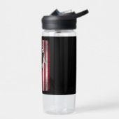 Bouteille D'eau Coureur et Joggers du drapeau américain (Gauche)