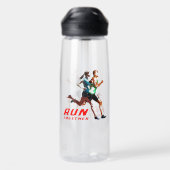 Bouteille D'eau Courir ensemble | (Arrière)