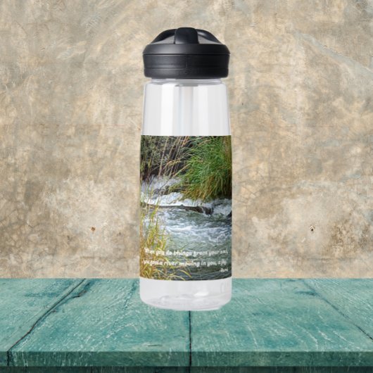 Bouteille D'eau Courir La Rivière Rumi Poetry Verse