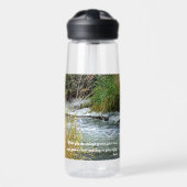 Bouteille D'eau Courir La Rivière Rumi Poetry Verse (Avant)