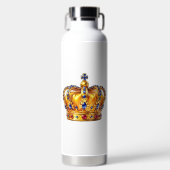 Bouteille D'eau Couronne royale en or (Avant)