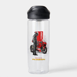 Bouteille D'eau Course de Superbike Passion Maximale Graphique de