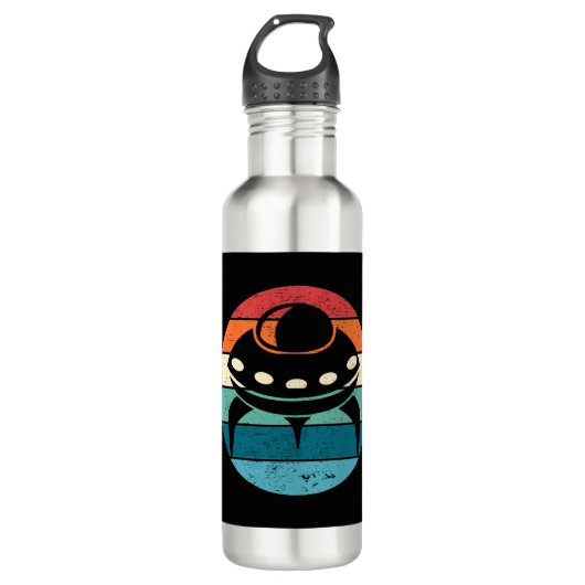 Bouteille D'eau Couset rétro UFO (Devant)