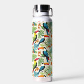 Bouteille D'eau Couvert de Toucan Tropical (Arrière)