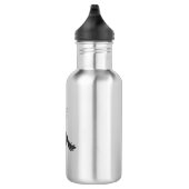 Bouteille D'eau Cowboy à cheval bourré courant avec lasso (Droite)