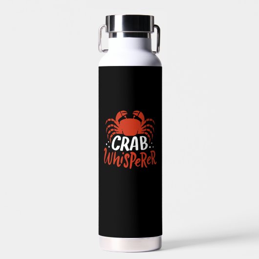 Bouteille D'eau Crabe - Chuchoteur de Crabe (Avant)