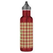 Bouteille D'eau Cranberry Plaid personnalisable (Droite)