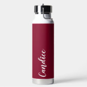 Bouteille D'eau Cranberry Red Mariage personnalisé Bridesmaid (Gym)