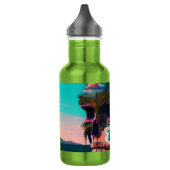 Bouteille D'eau Crâne Coloré (Gauche)