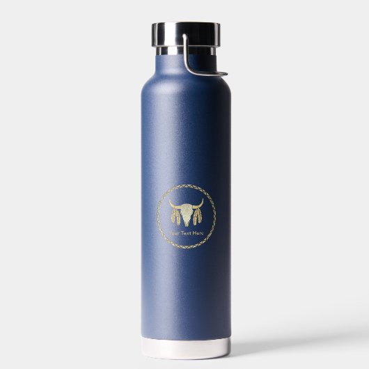 Bouteille d'eau crâne de buffle (Gauche)