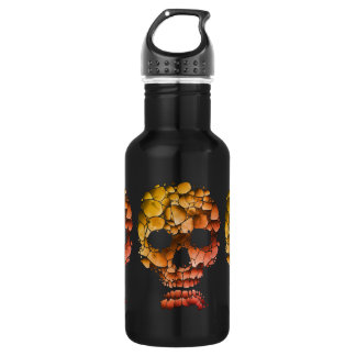 Bouteille D'eau Crâne de pierre – Unique art gothique inspiré de l
