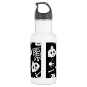 Bouteille D'eau Crâne de squelette d'Halloween (Dos)