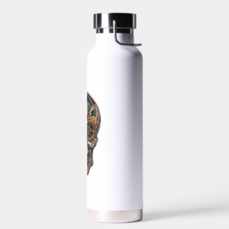 Bouteille D'eau Crâne et Gardien de l'Horloge