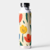 Bouteille D'eau Crayon et fleurs de papillon (Gauche)
