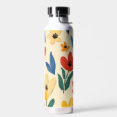 Bouteille D'eau Crayon et fleurs de papillon (Gauche)