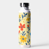 Bouteille D'eau Crayon et fleurs papillon (Gauche)
