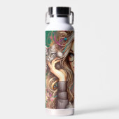 Bouteille D'eau Crazy Cat Lady  (Avant)