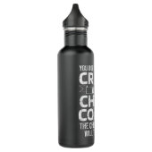 Bouteille D'eau Crazy Cheer Coach Funny Sports Trainer Cheerleadin (Gauche)