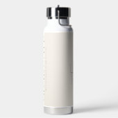 Bouteille D'eau Cream Charcoal Personalized Class of 2026 Graduate (Gym)