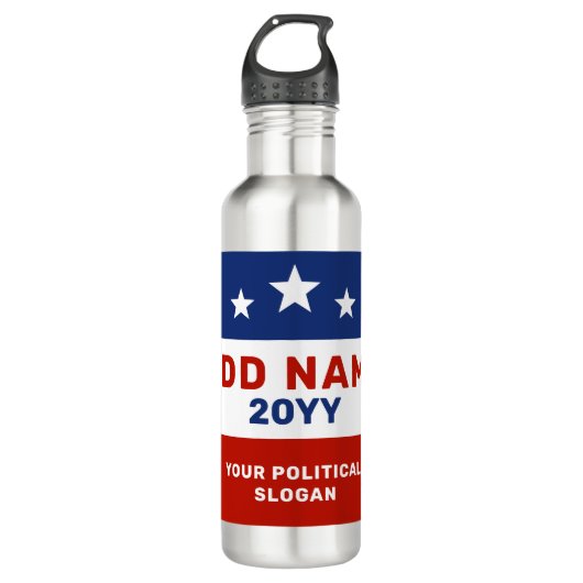 Bouteille D'eau Create Your Own Election Campaign Water Bottle (Devant)
