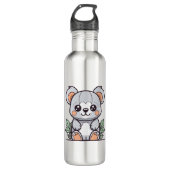 Bouteille D'eau Création Kawaii Magic Koala Vector (Devant)