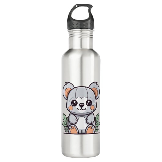 Bouteille D'eau Création Kawaii Magic Koala Vector (Devant)