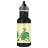 Bouteille D'eau créature imaginaire mythique dragon vert mignon (Droite)