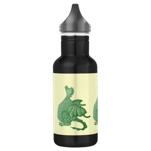 Bouteille D'eau créature imaginaire mythique dragon vert mignon (Gauche)