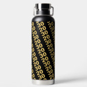 Bouteille D'eau Créez votre propre design moderne fête du Nouvel A (Plage)