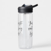 Bouteille D'eau Créez votre propre devis de calligraphie (Gauche)