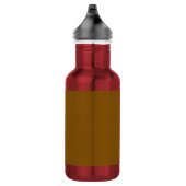 Bouteille D'eau Créez Votre Propre Marron (Droite)