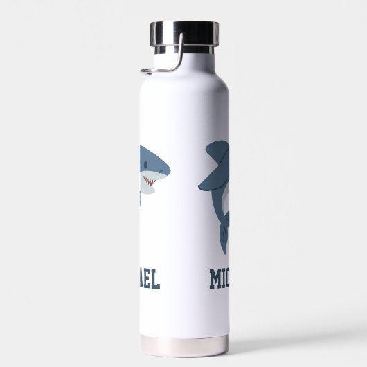 Bouteille D'eau Créez votre propre nom de requin (Plage)
