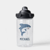 Bouteille D'eau Créez votre propre nom de requin (Salle de sport)
