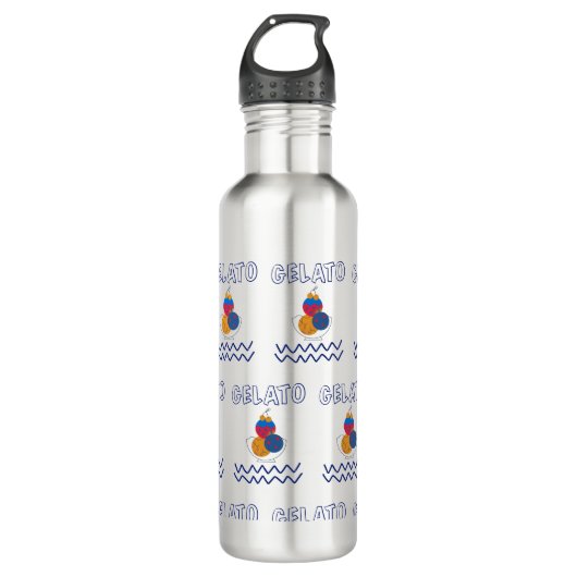 Bouteille D'eau crème glacée (Devant)