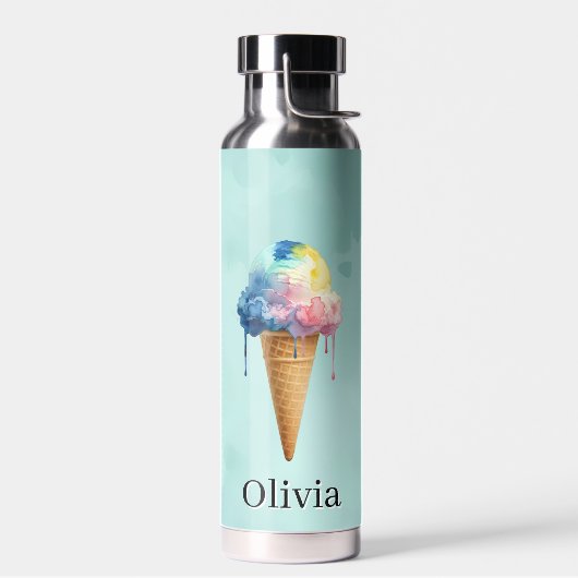 Bouteille D'eau Crème Glacée (Gauche)