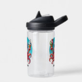 Bouteille D'eau Crème glacée de poulpe personnalisable (Gauche)