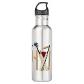 Bouteille D'eau Cricket Le Allrounder Du Jeu, (Devant)