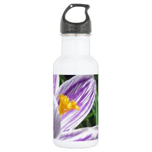 Bouteille D'eau Crocus de printemps violet