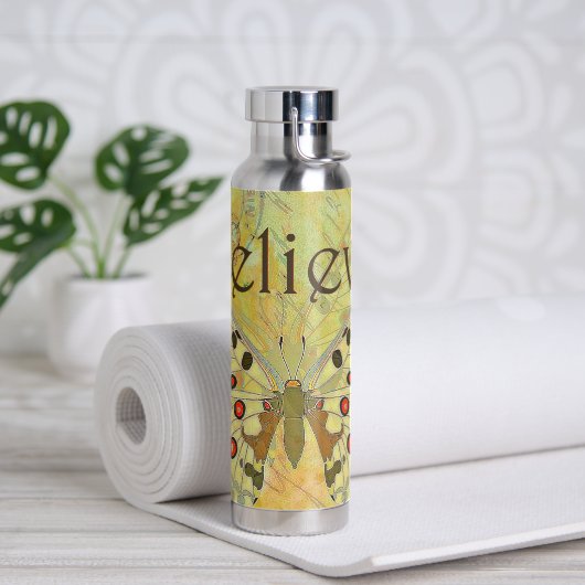 Bouteille D'eau Croire papillon (Yoga)