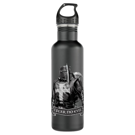 Bouteille D'eau Croiseur Je Ne Crains Aucun Mal Chevalier Templier (Devant)