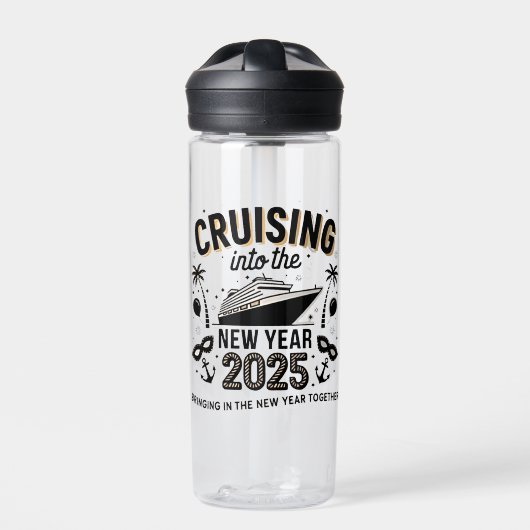 Bouteille D'eau Croisière 2025 Rassembler les souvenirs de famille (Extérieur)