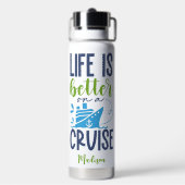 Bouteille D'eau Croisière de nom personnalisé (Arrière)