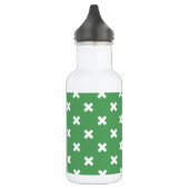 Bouteille D'eau Croix blanche sur le vert (Gauche)
