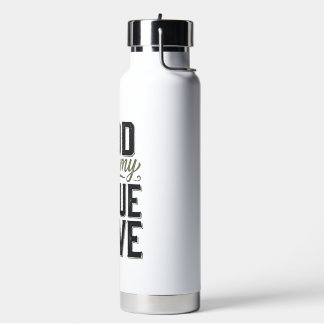 Bouteille D'eau Croix Chrétienne Dieu Est Mon Véritable Amour Vect