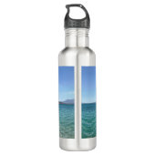 Bouteille D'eau Crystal Water View Blue Sky Beach Vibe Paisible (Dos)