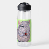 Bouteille D'eau Cudly Chinchilla peinture Water Bottle (Avant)